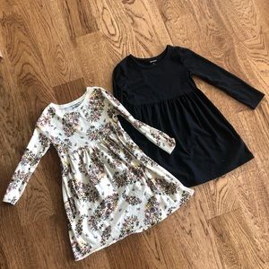 Old Navy 5T girls long sleeve jersey dresses